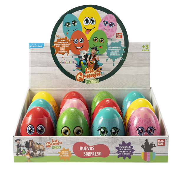 Maxi huevos sorpresa juguete de La Granja De Zenón BANDAI · BANDAI · El  Corte Inglés